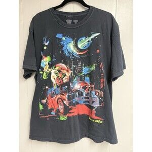 VLONE X Juice WRLD 999 Graphic Print Black Multicolor XL Men's Cotton T-Shirt